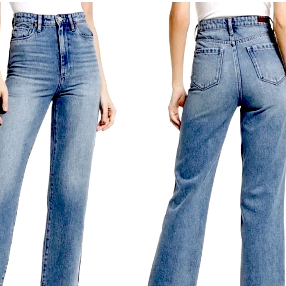 Blank NYC Baxter Ribcage Straight Leg Denim Jeans Size 25 NWT